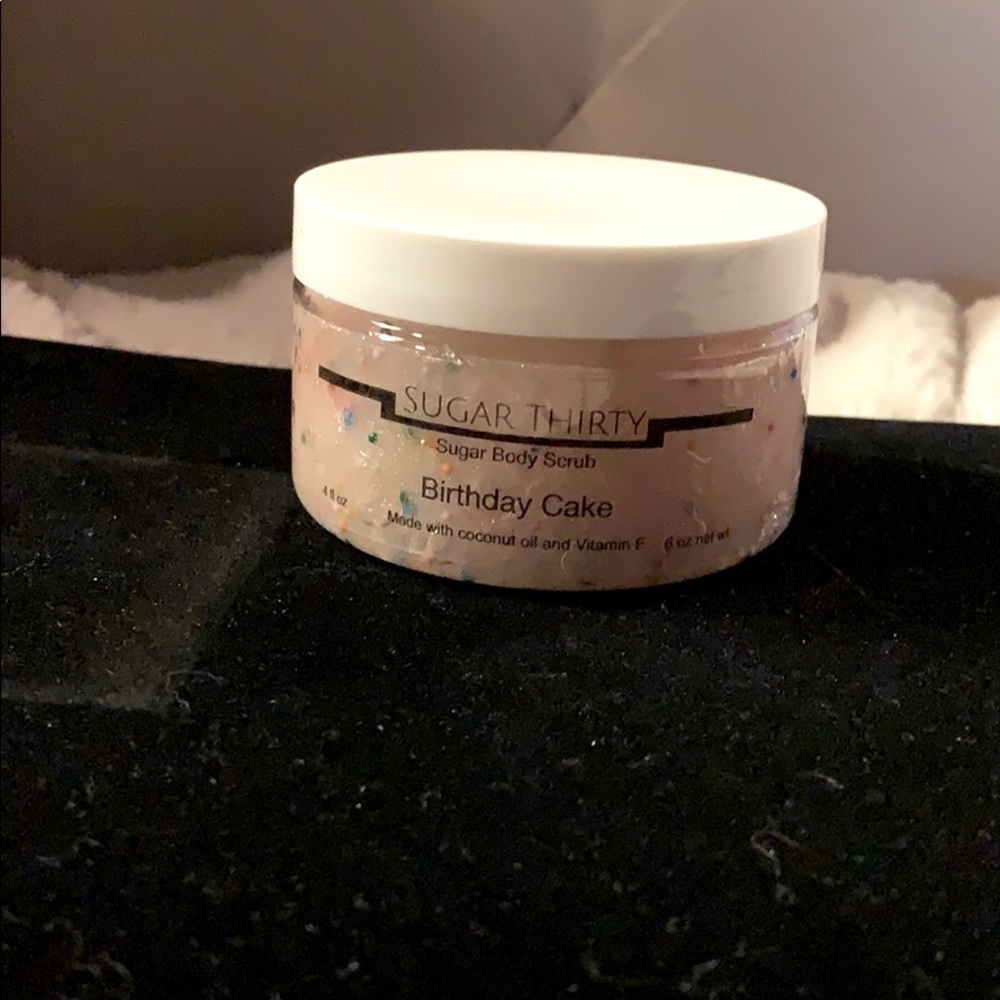 Sugar Scrub “Birthday Cake” multi color fun!!